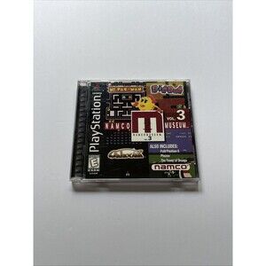 Namco Museum Vol. 3 (Sony PlayStation 1, PS1) Black Label CIB Tested